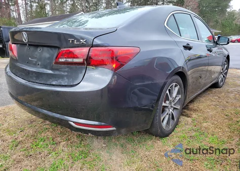 2015 Acura Tlx V6 Tech из США, поврежденный, VIN 19UUB3F56FA007829